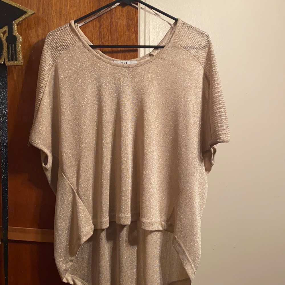 Gold blouse size L.